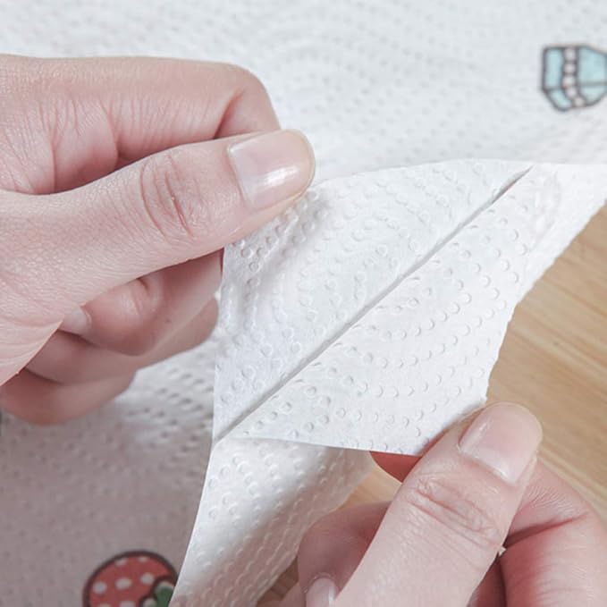 Reusable Kitchen Cleaning Cloths – 50 Sheets Per Roll